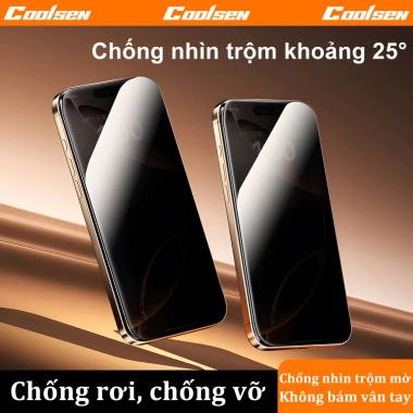 Miếng dán kính cường lực chống trộm, không vỡ iPhone 11-17 Pro Max - 45.800 VND