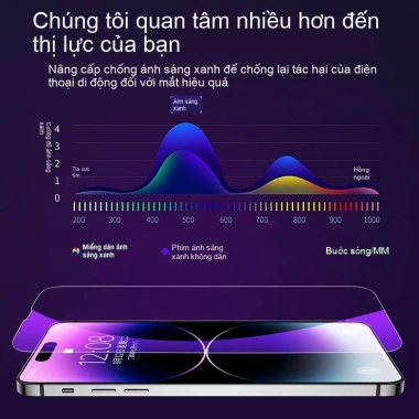 Miếng dán kính cường lực iPhone 17-11, XR, XS, Pro Max - Tăng độ sáng, chống nổ, chống vân tay - 53.800 VND 5
