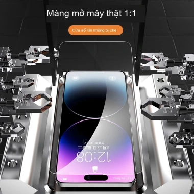 Miếng dán kính cường lực iPhone 17-11, XR, XS, Pro Max - Tăng độ sáng, chống nổ, chống vân tay - 53.800 VND 6