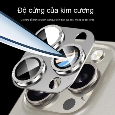 Miếng dán kính cường lực kim loại full cho iPhone 17-11 Pro Max - Giá 80.000 VND