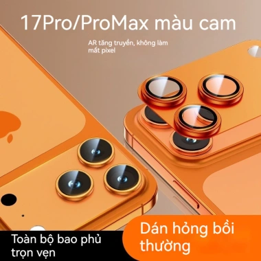 Miếng dán kính cường lực kim loại full cho iPhone 17-11 Pro Max - Giá 80.000 VND