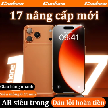 Miếng dán kính cường lực trong suốt chống ánh sáng xanh cho iPhone 11‑17 Pro Max Air, chỉ 28.800đ 2