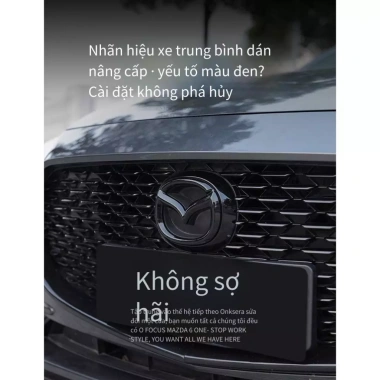 Miếng Dán Logo Mazda 3 2.020-2.026 Mặt Trước và Sau Lưới Đổi Mới Giá 144k