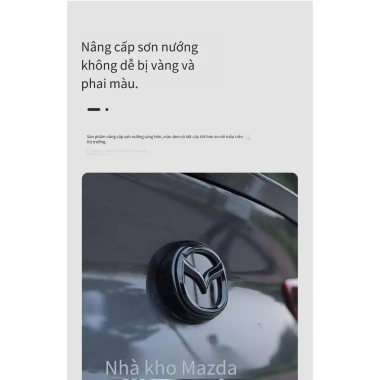 Miếng Dán Logo Mazda 3 2.020-2.026 Mặt Trước và Sau Lưới Đổi Mới Giá 144k