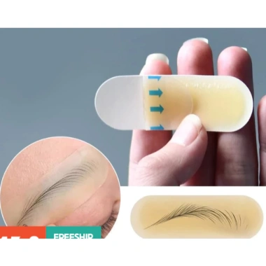 Miếng Dán Luyện Vẽ Lông Mày Hỗ Trợ Thực Hành Phun Sợi - Giá ưu đãi 6.500 VND
