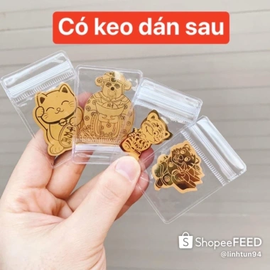 Miếng dán Mạ Vàng Thần Tài: Mèo, Hổ, Ông - Đón Tết 2.022 Giá chỉ 12.000đ, giảm giá hấp dẫn