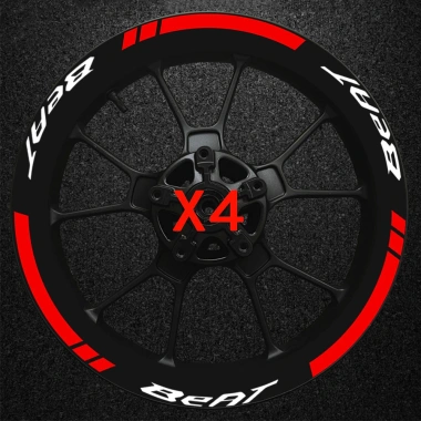 Miếng Dán Mags 14'' Phản Quang Chống Thấm Nước Cho Honda Beat Fi V1 V2 V3 Tự Dính Bền Đẹp 10 Miếng Dán Mags 14'' Phản Quang Chống Thấm Nước Cho Honda Beat Fi V1 V2 V3 Tự Dính Bền Đẹp 10