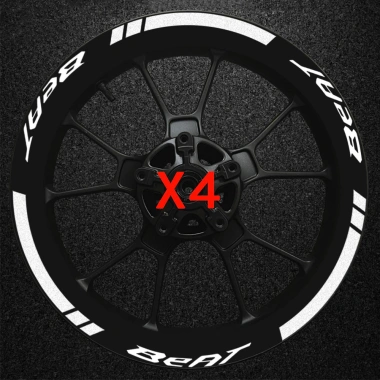 Miếng Dán Mags 14'' Phản Quang Chống Thấm Nước Cho Honda Beat Fi V1 V2 V3 Tự Dính Bền Đẹp 13 Miếng Dán Mags 14'' Phản Quang Chống Thấm Nước Cho Honda Beat Fi V1 V2 V3 Tự Dính Bền Đẹp 13