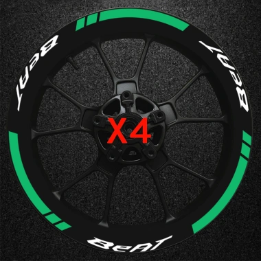 Miếng Dán Mags 14'' Phản Quang Chống Thấm Nước Cho Honda Beat Fi V1 V2 V3 Tự Dính Bền Đẹp 17 Miếng Dán Mags 14'' Phản Quang Chống Thấm Nước Cho Honda Beat Fi V1 V2 V3 Tự Dính Bền Đẹp 17