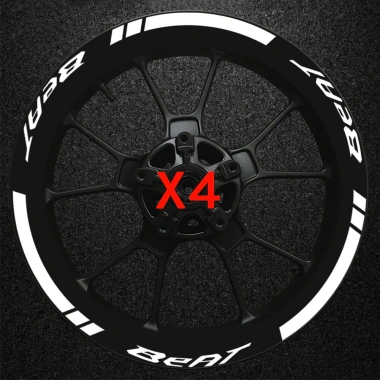 Miếng Dán Mags 14'' Phản Quang Chống Thấm Nước Cho Honda Beat Fi V1 V2 V3 Tự Dính Bền Đẹp 19 Miếng Dán Mags 14'' Phản Quang Chống Thấm Nước Cho Honda Beat Fi V1 V2 V3 Tự Dính Bền Đẹp 19
