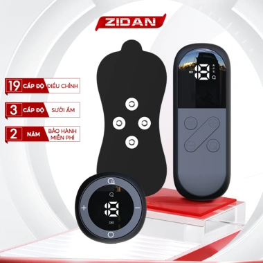Miếng Dán Massage Xung Điện ZiDan - Toàn Thân 3 Chế Độ, Sưởi Âm, 19 Cường Độ Giảm Đau Nhức, 350k