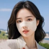 Miếng dán mắt chống nắng Stationwa mặt nạ co giãn UV bảo vệ mắt đi bộ mùa hè