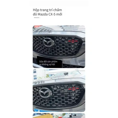 Miếng dán Mazda CX-5 2.023-2.026 - Lưới mặt trước, phù hợp 22-26 medium, giá 190.666 VND