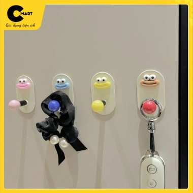 Miếng Dán Móc Treo Đồ Mặt Cười Đa Màu - Dễ Thương, Buộc Tóc, Khăn Tắm CD01 6.355₫ 7
