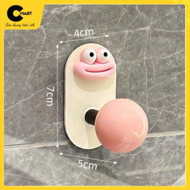 Miếng Dán Móc Treo Đồ Mặt Cười Đa Màu - Dễ Thương, Buộc Tóc, Khăn Tắm CD01 6.355₫ 9