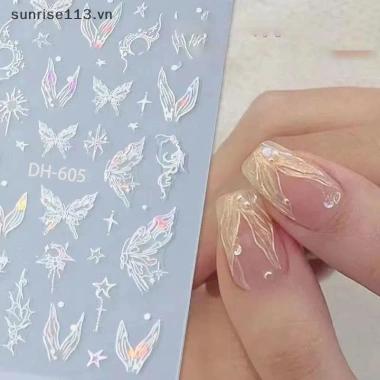Miếng Dán Móng Tay 3D Nàng Tiên Cá Đuôi Pha Lê Chất Lượng Cao Giá Ưu Đãi 27.060đ