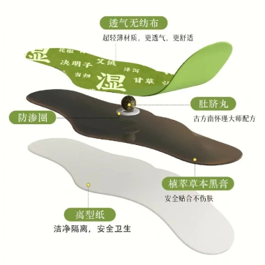 Miếng dán Mugwort thảo dược đốt cháy mỡ, giảm béo, nút bụng - Giá chỉ 60.390 VND