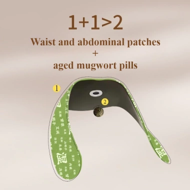 Miếng dán Mugwort thảo dược đốt cháy mỡ, giảm béo, nút bụng - Giá chỉ 60.390 VND