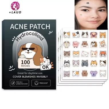 Miếng Dán Mụn Hydrocolloid Hình Mèo Springevenstar 100 miếng - Dễ Thương, Giá 75.680đ