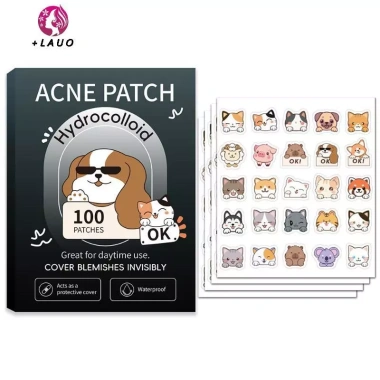 Miếng Dán Mụn Hydrocolloid Hình Mèo Springevenstar 100 miếng - Dễ Thương, Giá 75.680đ