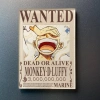 Miếng Dán Nam Châm Anime One Piece - Sáng Tạo Trang Trí Tủ Lạnh Tiền Thưởng 6