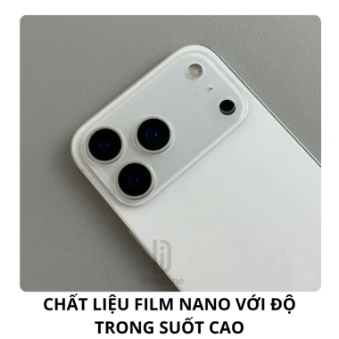 Miếng Dán Nano Bảo Vệ Đế Camera Siêu Mỏng Trong Suốt Chống Xước cho iPhone 17/16/15/14/13/12/11 Mini - Giá 20.000đ