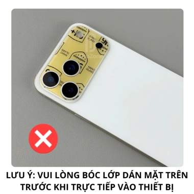 Miếng Dán Nano Bảo Vệ Đế Camera Siêu Mỏng Trong Suốt Chống Xước cho iPhone 17/16/15/14/13/12/11 Mini - Giá 20.000đ
