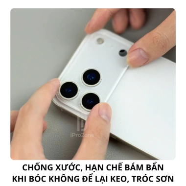 Miếng Dán Nano Bảo Vệ Đế Camera Siêu Mỏng Trong Suốt Chống Xước cho iPhone 17/16/15/14/13/12/11 Mini - Giá 20.000đ