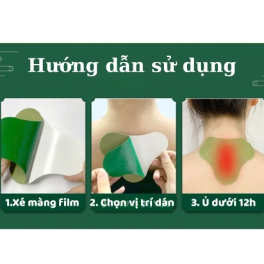 Miếng Dán Ngải Cứu 12 Miếng - Giảm Đau Cổ Vai, Xương Khớp Lành Tính, Giá 14.500₫ 6