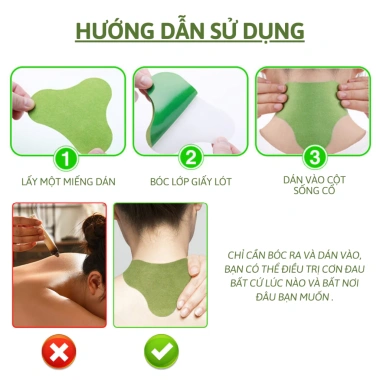 Miếng Dán Ngải Cứu 12 miếng Giảm đau vai gáy nhanh, thải độc, giá 26.500 VND 7