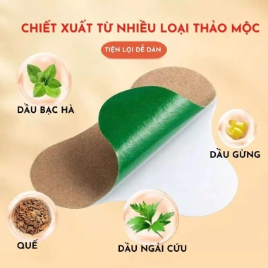 Miếng dán ngải cứu cổ vai gáy giảm đau, cứng cơ, tê bì tay chân - Bắc Kinh Đồng Nhân Đường đỏ 12c 47.999₫