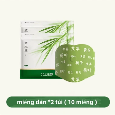 Miếng dán ngải cứu giảm mỡ nam nữ - Thải độc, giảm chướng bụng, hỗ trợ giảm cân 199k