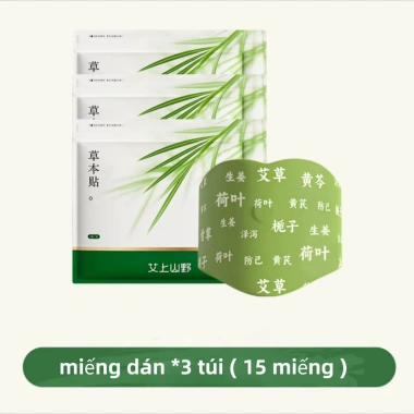 Miếng dán ngải cứu giảm mỡ nam nữ - Thải độc, giảm chướng bụng, hỗ trợ giảm cân 199k 10 Miếng dán ngải cứu giảm mỡ nam nữ - Thải độc, giảm chướng bụng, hỗ trợ giảm cân 199k 10