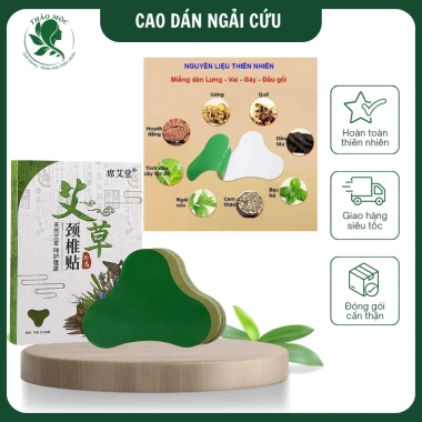 Miếng Dán Ngải Cứu Vai Gáy - Giảm Đau Xương Khớp, Cao Dán Ngải Cứu, Giá 30.000đ 3 Miếng Dán Ngải Cứu Vai Gáy - Giảm Đau Xương Khớp, Cao Dán Ngải Cứu, Giá 30.000đ 3