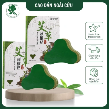 Miếng Dán Ngải Cứu Vai Gáy - Giảm Đau Xương Khớp, Cao Dán Ngải Cứu, Giá 30.000đ