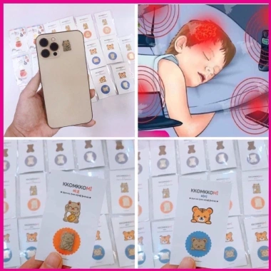 Miếng Dán Ngăn Bức Xạ Sóng Điện Thoại KKOMKKOMI Chip Chắn Sóng Điện Tử Đẹp 45.000đ
