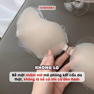 Miếng Dán Ngực Sillicon Quả Xoài Cài Trước Tạo Khe – Mỏng Nhẹ Tàng Hình AMYBRA D156 Giá 57.000 VND 7