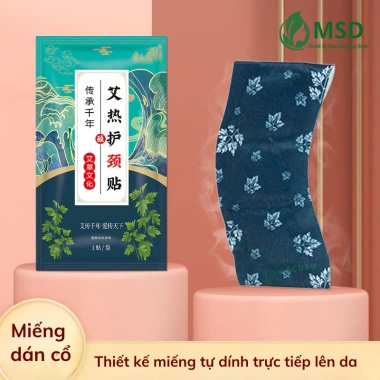 Miếng Dán Nhiệt Ngải Cứu 3 miếng Giảm Đau Nhức Nhanh Chườm Nóng Tại Nhà