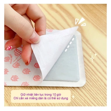 Miếng dán nhiệt sưởi ấm giảm đau bụng kinh 10h họa tiết cute - Shop Hạnh Lê 3 Miếng dán nhiệt sưởi ấm giảm đau bụng kinh 10h họa tiết cute - Shop Hạnh Lê 3