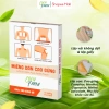 Miếng dán nóng giảm đau xương khớp Eden Farm cao gừng tự nhiên 11x15cm nhanh