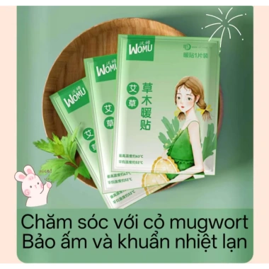 Miếng Dán Nóng Thảo Dược Womu – Giảm Đau Kinh Nguyệt, Giữ Ấm Bụng, Hỗ Trợ Lưu Thông Máu 19.200đ