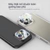 Miếng dán ống kính kim tuyến kính cường lực phủ kín iPhone 11‑17 Pro Max, Air - Giá 70.000đ 2