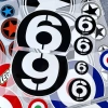 Miếng dán phản quang 3m LEGO cho xe máy - Đèn pha, chữ số, ngôi sao, DIY Vespa GTS300 GTV, chỉ 131.430 VND 6