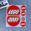 Miếng dán phản quang 3m LEGO cho xe máy - Đèn pha, chữ số, ngôi sao, DIY Vespa GTS300 GTV, chỉ 131.430 VND 9