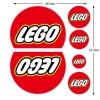 Miếng dán phản quang 3m LEGO cho xe máy - Đèn pha, chữ số, ngôi sao, DIY Vespa GTS300 GTV, chỉ 131.430 VND 20