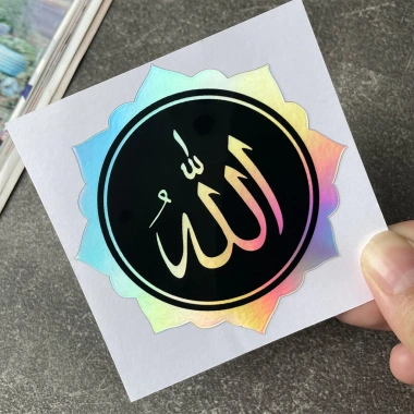 Miếng Dán Phản Quang Allah & Trăng Lưỡi Liềm – Chống Thấm Nước cho Ô Tô, Xe Máy, Laptop – Eid Mubarak 2.025 15