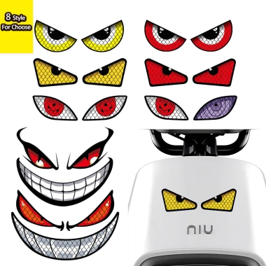 Miếng Dán Phản Quang JDM Anime Ninja Tái Sinh Mắt Quỷ 02 - Đầu Xe Máy, Can Tắc, Trầy Xước - Giá 69.089₫