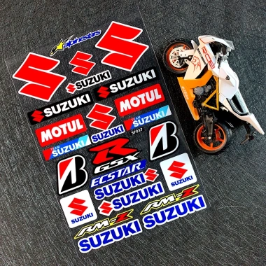 Miếng Dán Phản Quang Mũ Bảo Hiểm Suzuki GSXR/GSX R600-1.000 Giá Ưu Đãi 89k