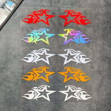 Miếng Dán Phản Quang Starfire Lửa Ngôi Sao - Dán Xe Máy, Fairing, Mũ Bảo Hiểm, Gương Chiếu Hậu - 51.127 VND 3 Miếng Dán Phản Quang Starfire Lửa Ngôi Sao - Dán Xe Máy, Fairing, Mũ Bảo Hiểm, Gương Chiếu Hậu - 51.127 VND 3
