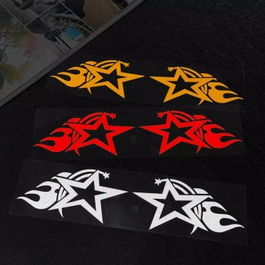 Miếng Dán Phản Quang Starfire Lửa Ngôi Sao - Dán Xe Máy, Fairing, Mũ Bảo Hiểm, Gương Chiếu Hậu - 51.127 VND 7 Miếng Dán Phản Quang Starfire Lửa Ngôi Sao - Dán Xe Máy, Fairing, Mũ Bảo Hiểm, Gương Chiếu Hậu - 51.127 VND 7